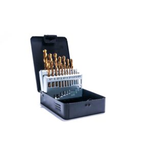 Abracs 19pc Titanium HSS Drill Bit Set