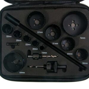 Abracs 17pc Plumbers Cobalt Holesaw Kit