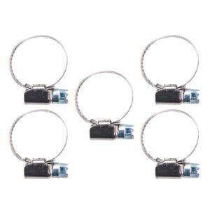 Stainless Steel Hose Clips 16-27mm Pack of 5