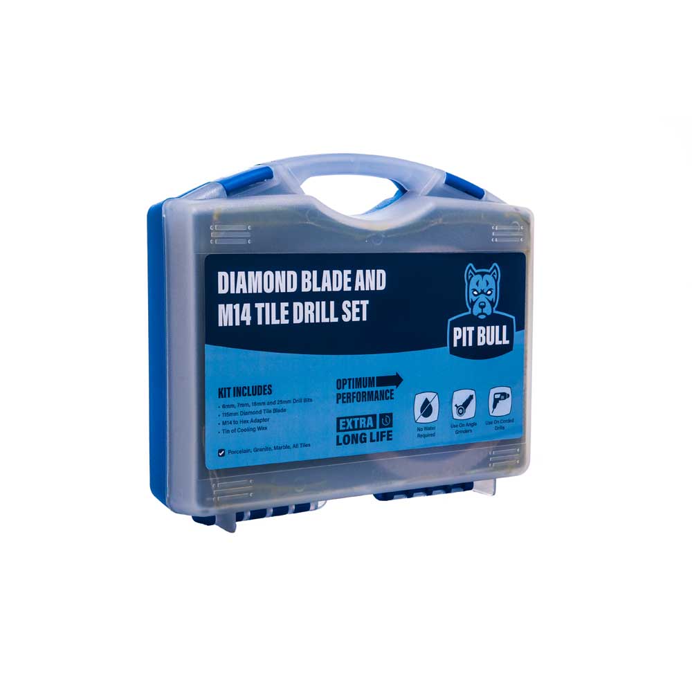 Pit Bull<br> 7pc M14 Dry Diamond Tile Drill Set - Image 3