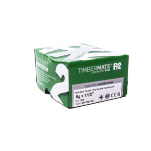 Pozi Twin-Fast Thread Woodscrews 8g x 1.1/2" Box of 200