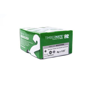 Pozi Twin-Fast Thread Woodscrews 8g x 1.1/4" Box of 200