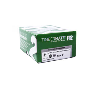 Pozi Twin-Fast Thread Woodscrews 8g x 2" Box of 200