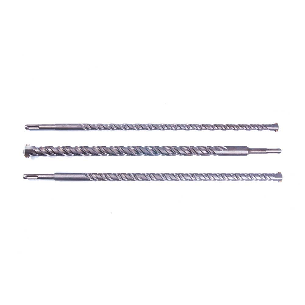3pc SDS+ Masonry Drill Bit Set 16/18/25mm x 450mm