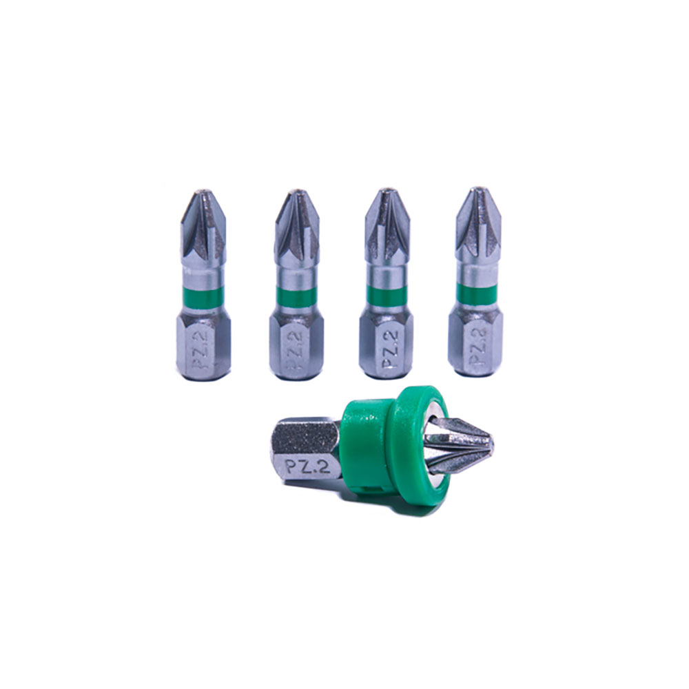 PZ2 x 25mm Impact Screwdriver Bits Pack of 5