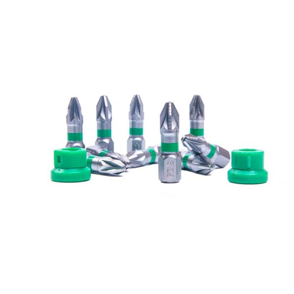 PZ2 x 25mm Impact Screwdriver Bits Tub of 10 - Todays Tools
