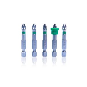 PZ2 x 50mm Impact Screwdriver Bits Pack of 5