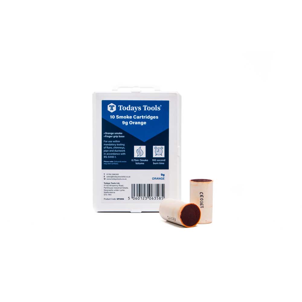 Smoke Cartridges 9g Orange Box of 10